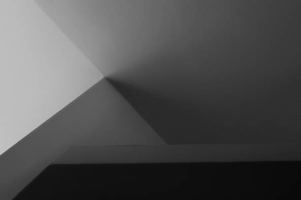 istock Abstract wall shade of light and shadow 695741414