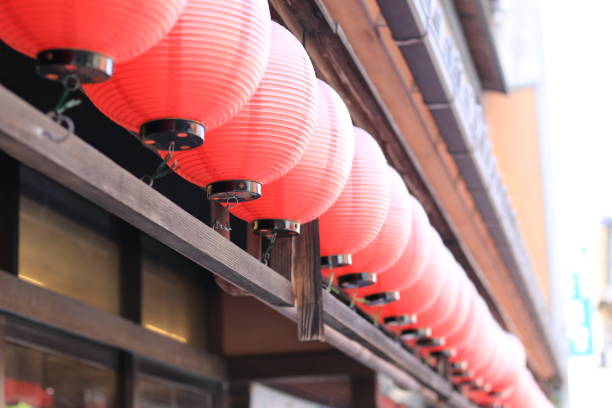 istock Japan lanterns of festival 695763406