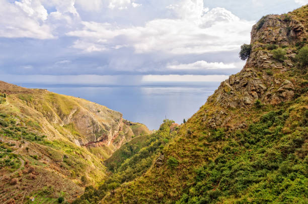 istock Rocky landscape above Taormina 695766656