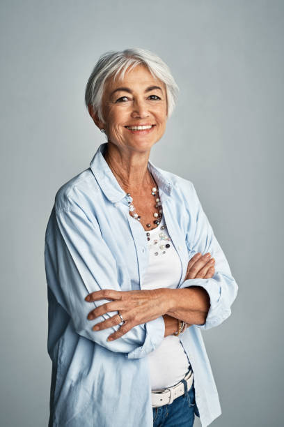 istock Glad to say I've lived a fulfilling life 695780076