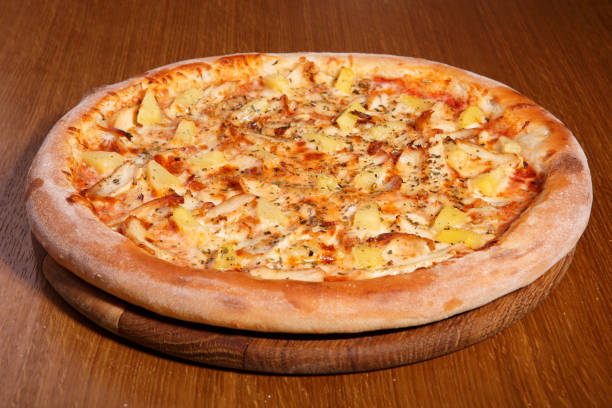 istock Hot Italian pizza on the table 695789804