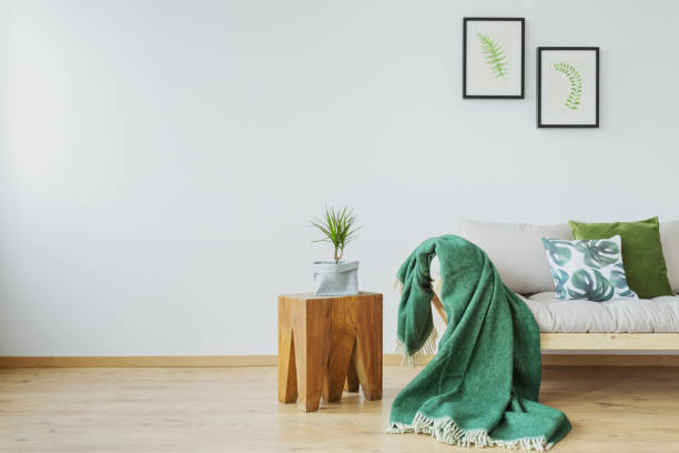 istock Green accents in the interior 695790118
