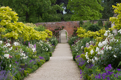 The Walled Garden at Buscot Park House in Oxfordshire