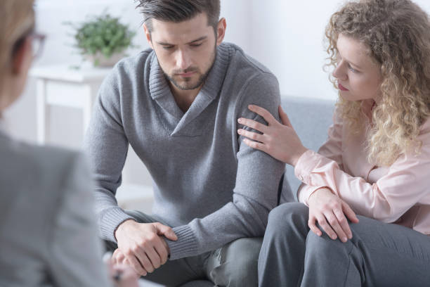 istock Woman touching man's arm 695799312