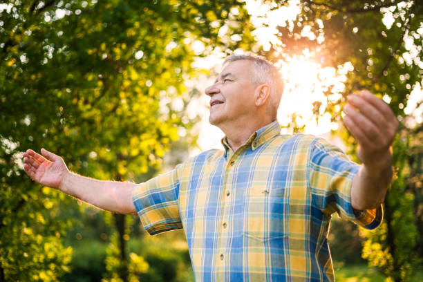 istock Senior man in park 695832508