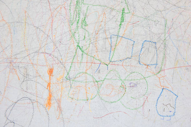 istock The children painted the wall 695835748
