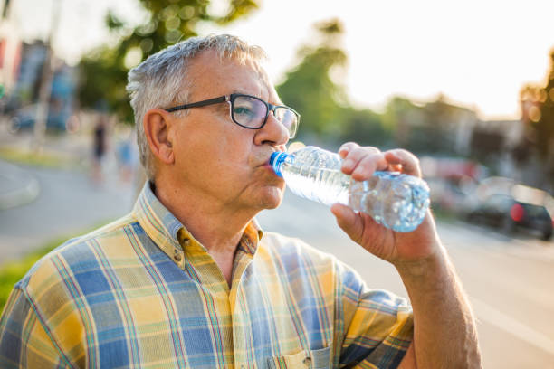istock Senior man in the city 695835754