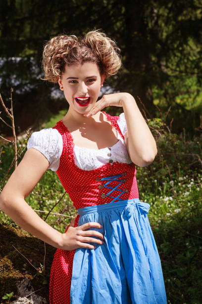 istock Laughing Girl in Dirndl 695845722