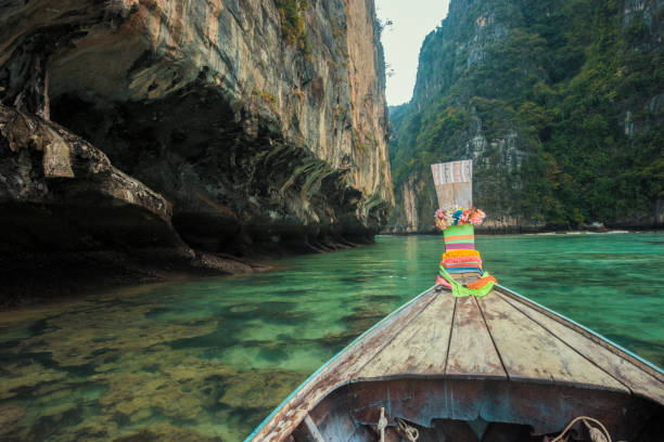 istock Thai Taxi Boats 695847508