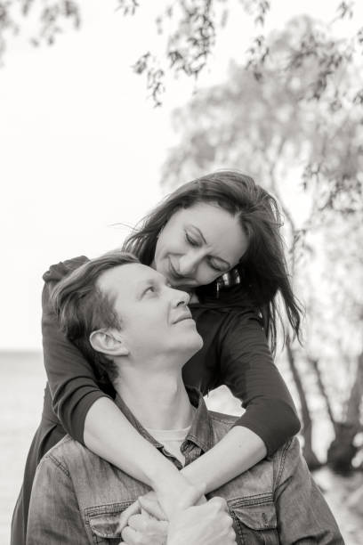istock Love story. Black and white. 695847512