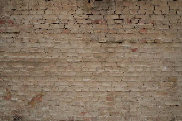 istock Old wall of brick masonry. Texture, background 695857954