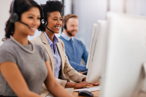 istock We have a good customer service team in place 695858766