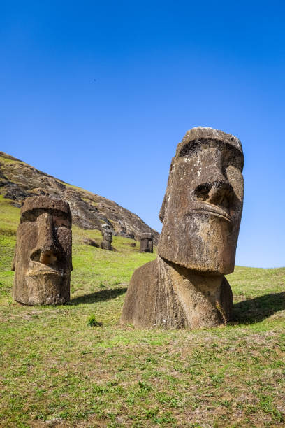 istock Moais statues on Rano Raraku volcano, easter island 695863350