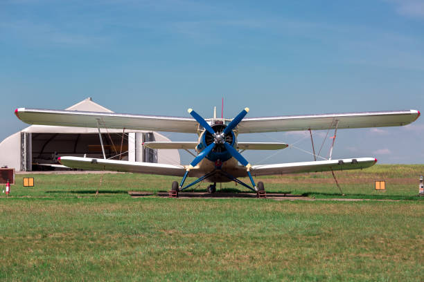 istock The plane, AN-2 agricultural aeroplane. 695866330
