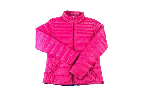 istock Female sport pink jacket isolated on white background. 695876538