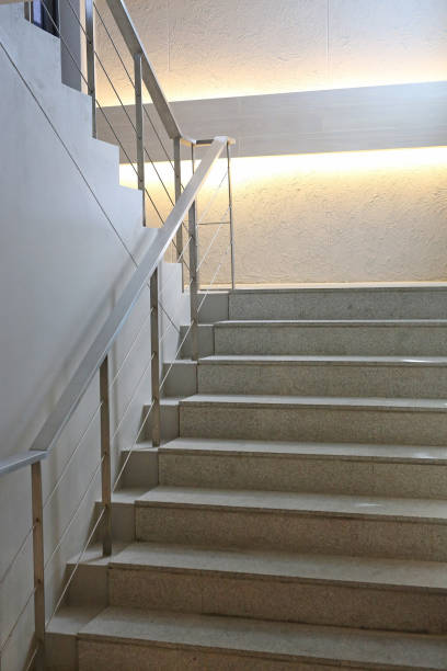 istock Stairs in a building. 695877516