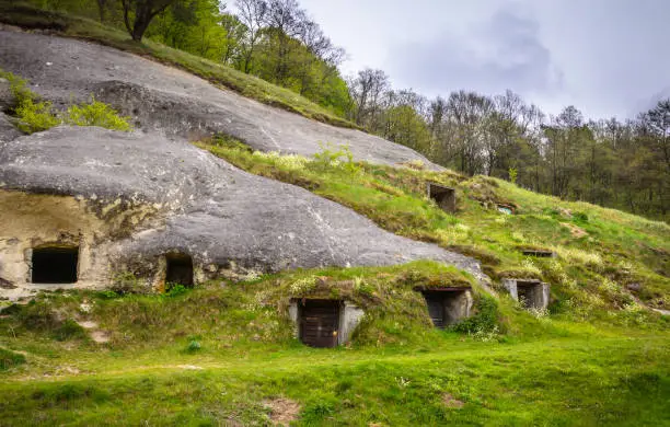 Ancient settlement of the White Croatian, Stilsko, Ukraine. Stilsko was one of the biggest cities of Europe in 9 century.