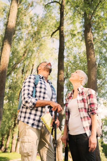 istock Mature couple hiking 695890510
