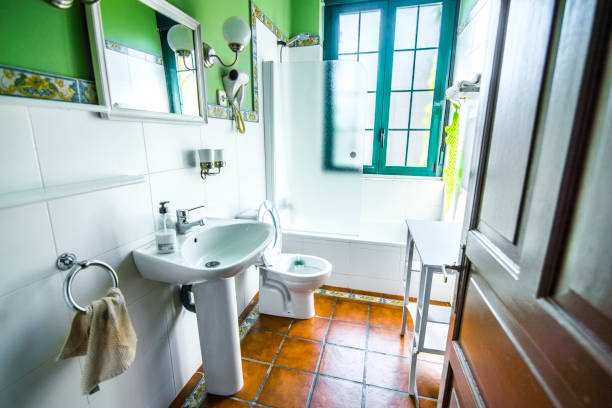 istock Countryside house bathroom 695901122