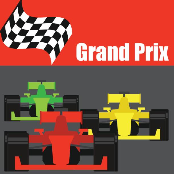 수식 하나 그랑프리 경주 포스터 /. 벡터 일러스트 레이 션 - grand prix stock illustrations