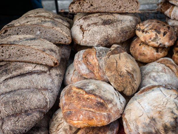 istock Pile of fresh baked bread 695904770
