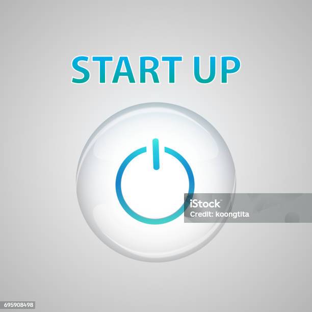 Start Button In Water Drop Vector Stock Illustration - Download Image ...