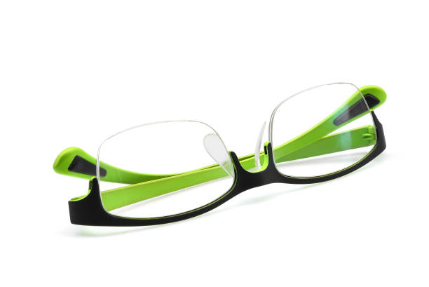 istock green glasses isolated on white background 695909216