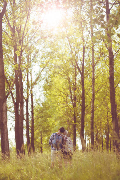 istock Mature couple hiking 695909264