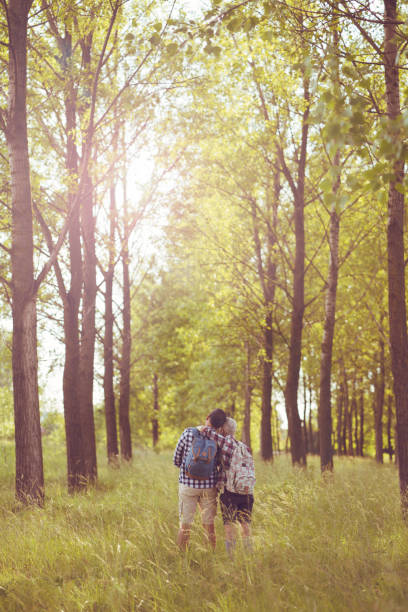 istock Mature couple hiking 695909498