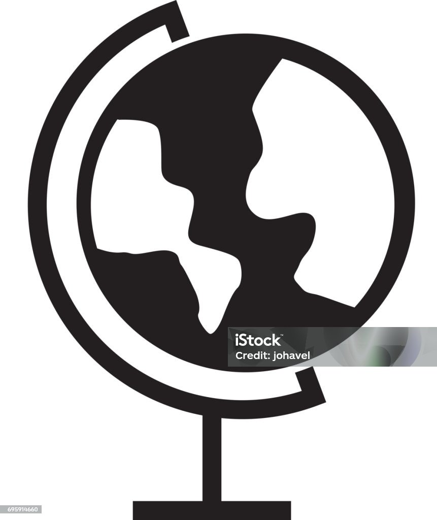 Black Icon World Map Cartoon Stock Illustration - Download Image Now -  Abstract, Africa, Asia - iStock