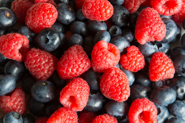 istock A Serving of Raspberries and Blueberries 695915890