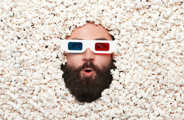 istock Excited man in stereo glasses 695928208