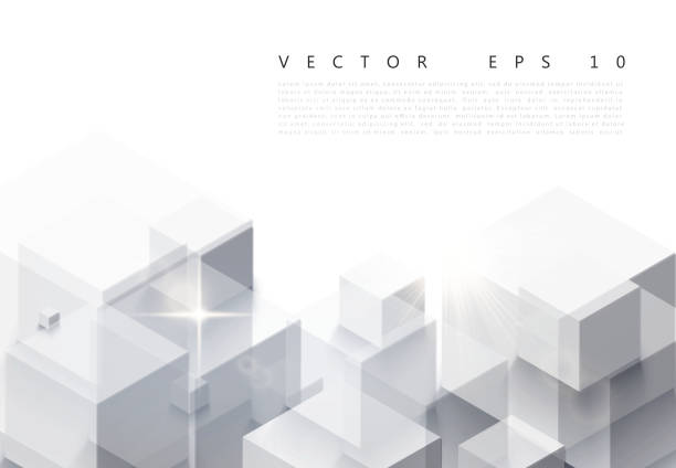 Vector illustration of white background with gray abstract polygon pattern Vector illustration of white background with gray abstract polygon pattern. An excellent advertising poster, print, template for business report blank playing card box stock illustrations