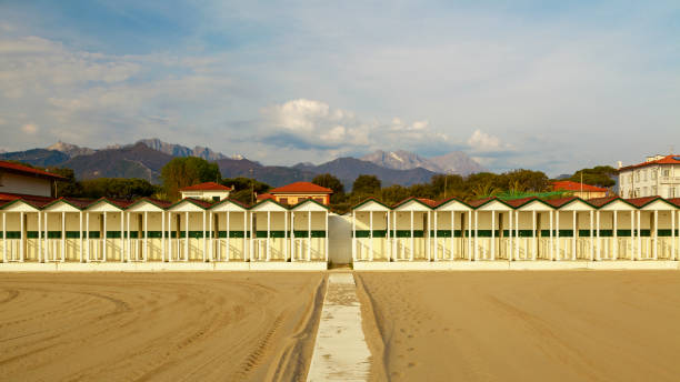 istock sea cabins view on versilia beach 695947860