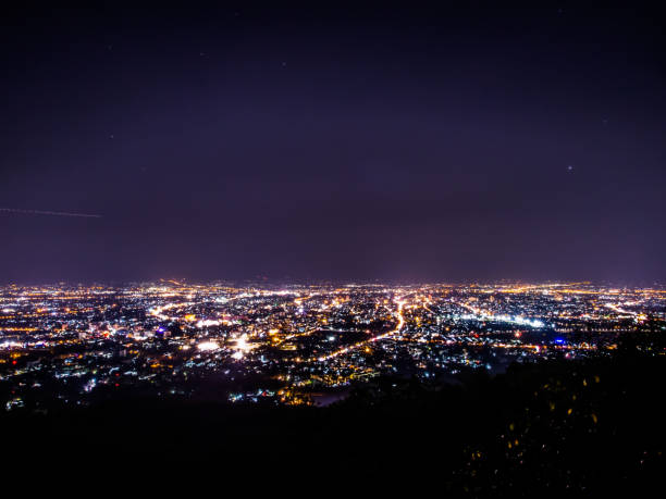 istock Chiangmai night view from Doy Suthep. 695947872