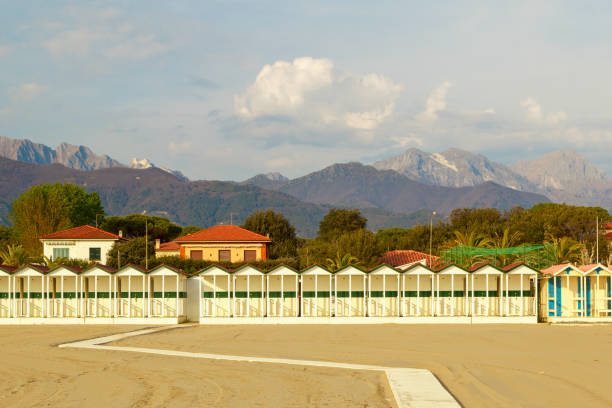 istock sea cabins view on versilia beach 695948048