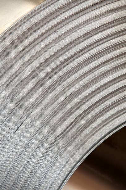 istock Rolls of steel sheet 695968208