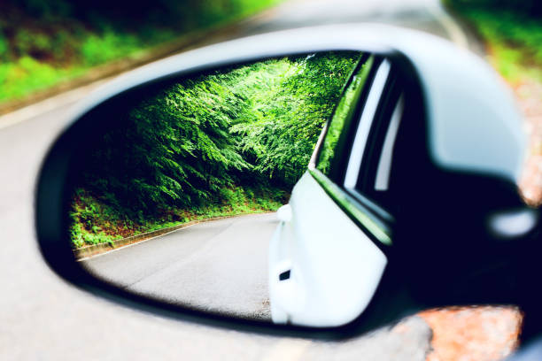istock side mirror of a modern car 695971030