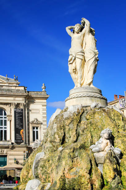 Montpellier, France Montpellier, France - May 27, 2014: National Opera theater of Montpellier. (Built in the Italian style in 1888 ) on May 27, 2014 in Montpellier, France nostradamus stock pictures, royalty-free photos & images