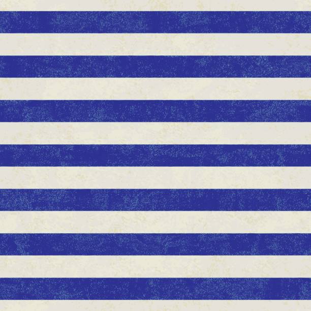 grunge-weiß und blau sailor streifen vektor-hintergrund - matrosenlook stock-grafiken, -clipart, -cartoons und -symbole