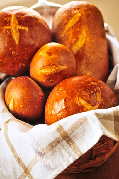 Bread in basket
