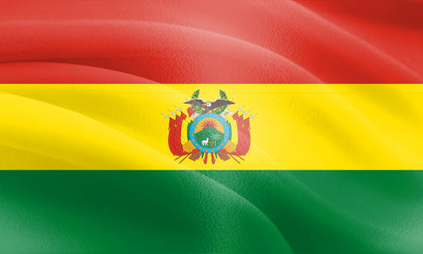 istock Textured Flag of Bolivia ideal for backdrops 695992308