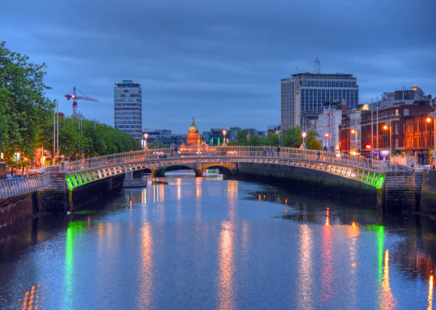 istock Ha Penny Bridge in Dublin, Ireland 695995684