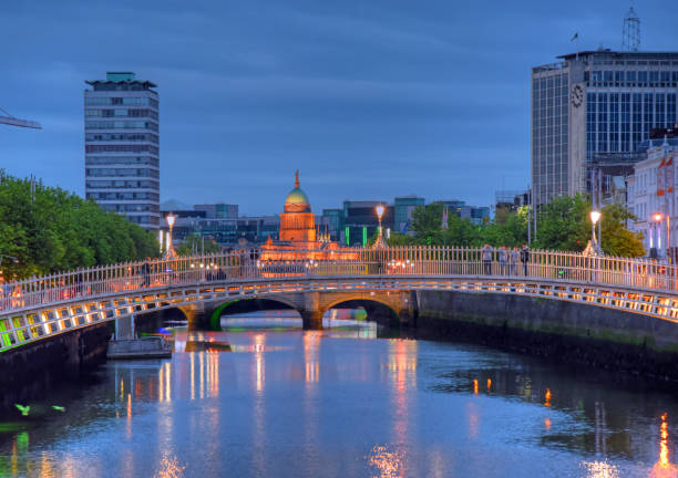 Ha Penny Bridge in Dublin, Ireland