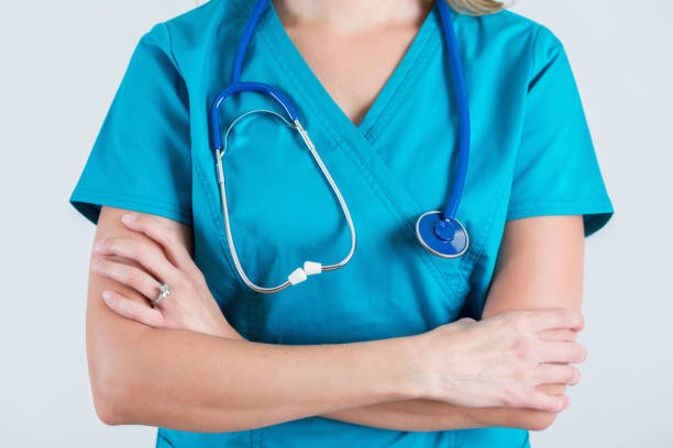 istock Confident Caucasian medical professional 696021870