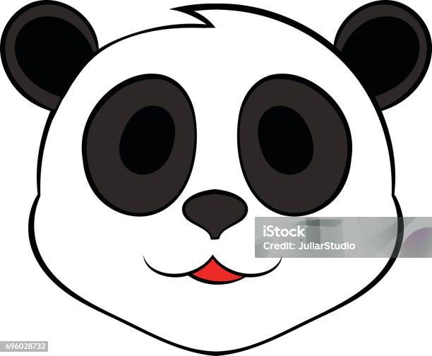 Ilustración de Dibujos Animados Icono De Cabeza De Oso Panda y más Vectores  Libres de Derechos de Animal - Animal, Armonía - Concepto, Asia - iStock
