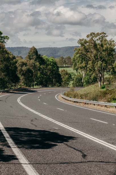 istock Right turn in an Australian road. 696035098