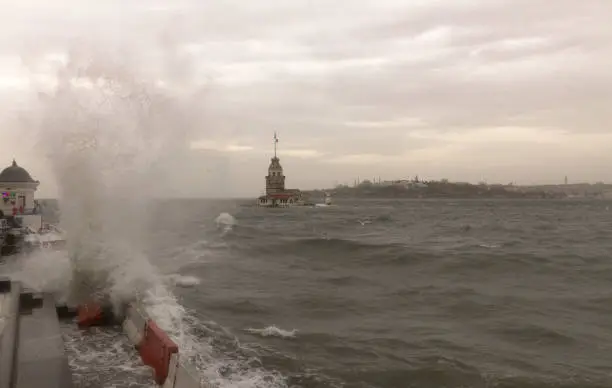 A stormy day in Istanbul