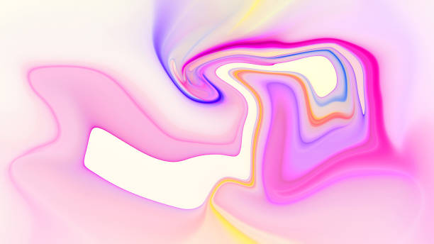 istock Colorful psychedelic liquefied background 696042704