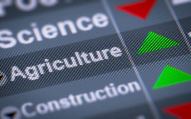istock The Index of Agriculture on The Screen. 696077186